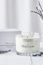 White Lavender Large Candle